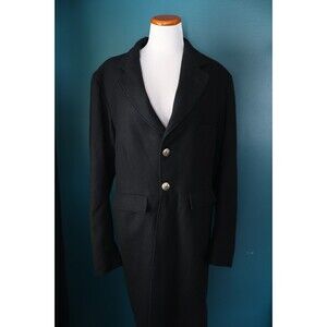 Cattle Kate Black Western Wyoming Made Wool Frock Victorian Cowgirl Coat Size 42